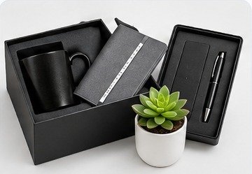 Corporate gifting sets and desk accessories